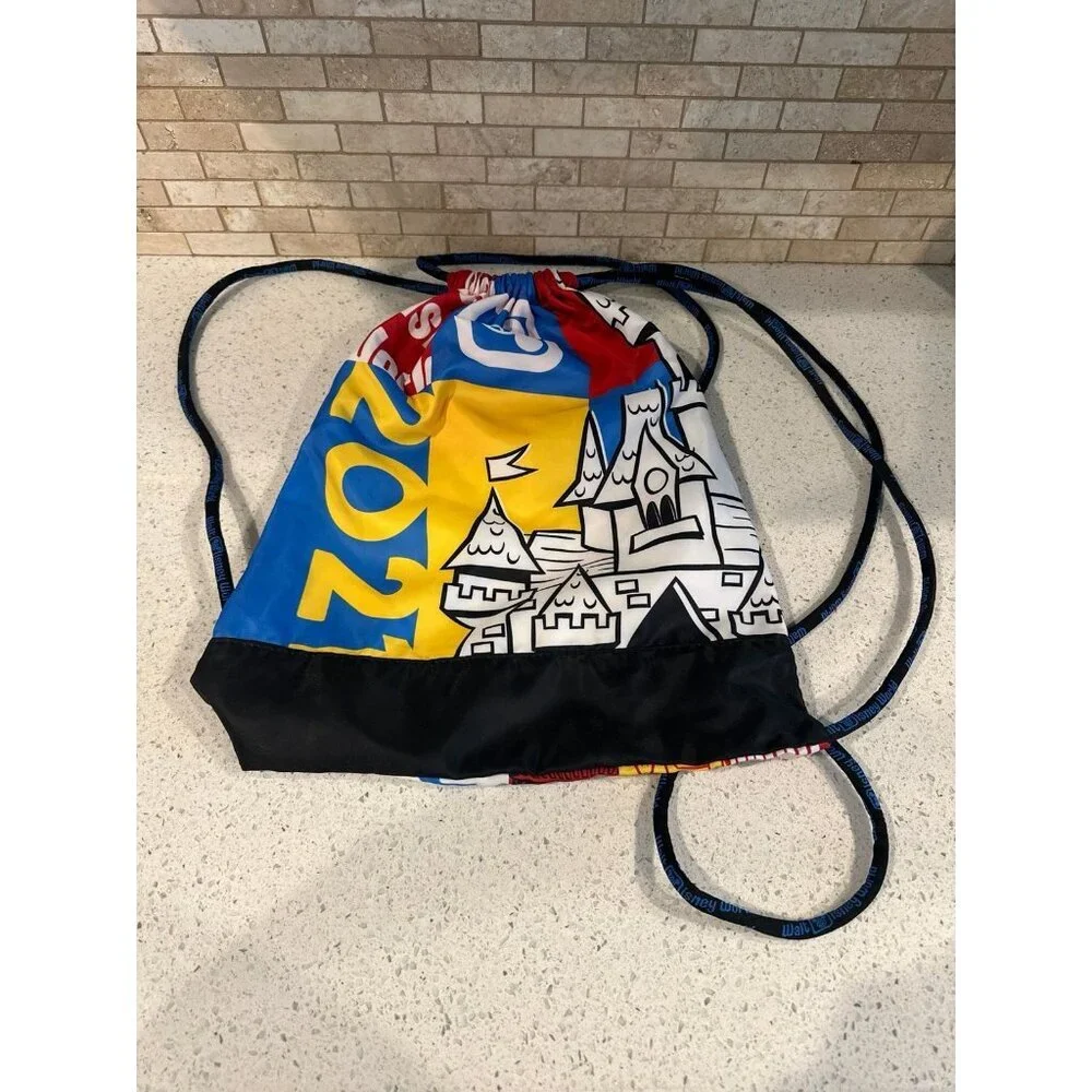 Disneyland Parks‎ Cinch Sack Drawstring Bag Backpack 2021 Mickey Mouse